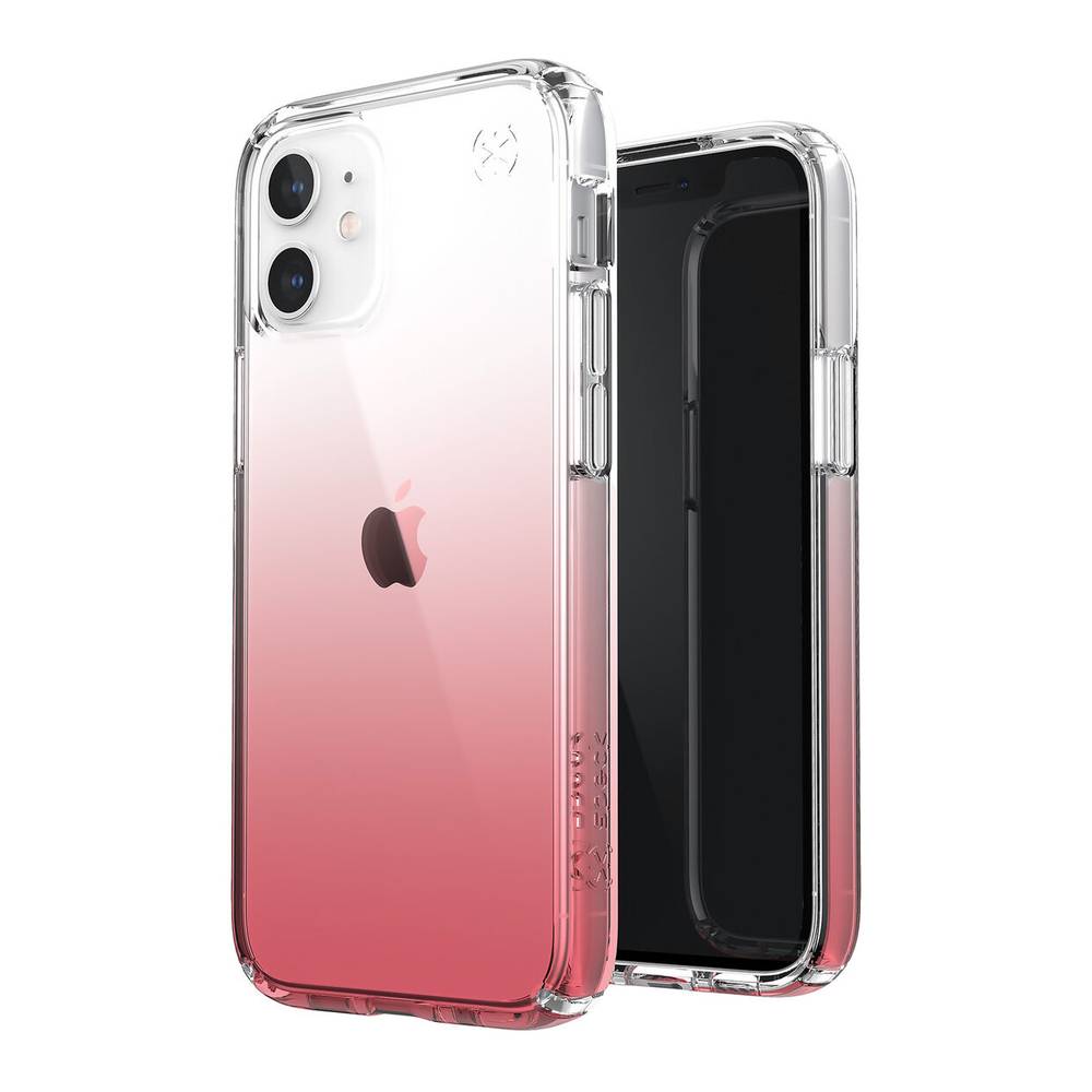 Speck Presidio Perfect-Clear Case for iPhone 12 Mini (Ombre Pink ...