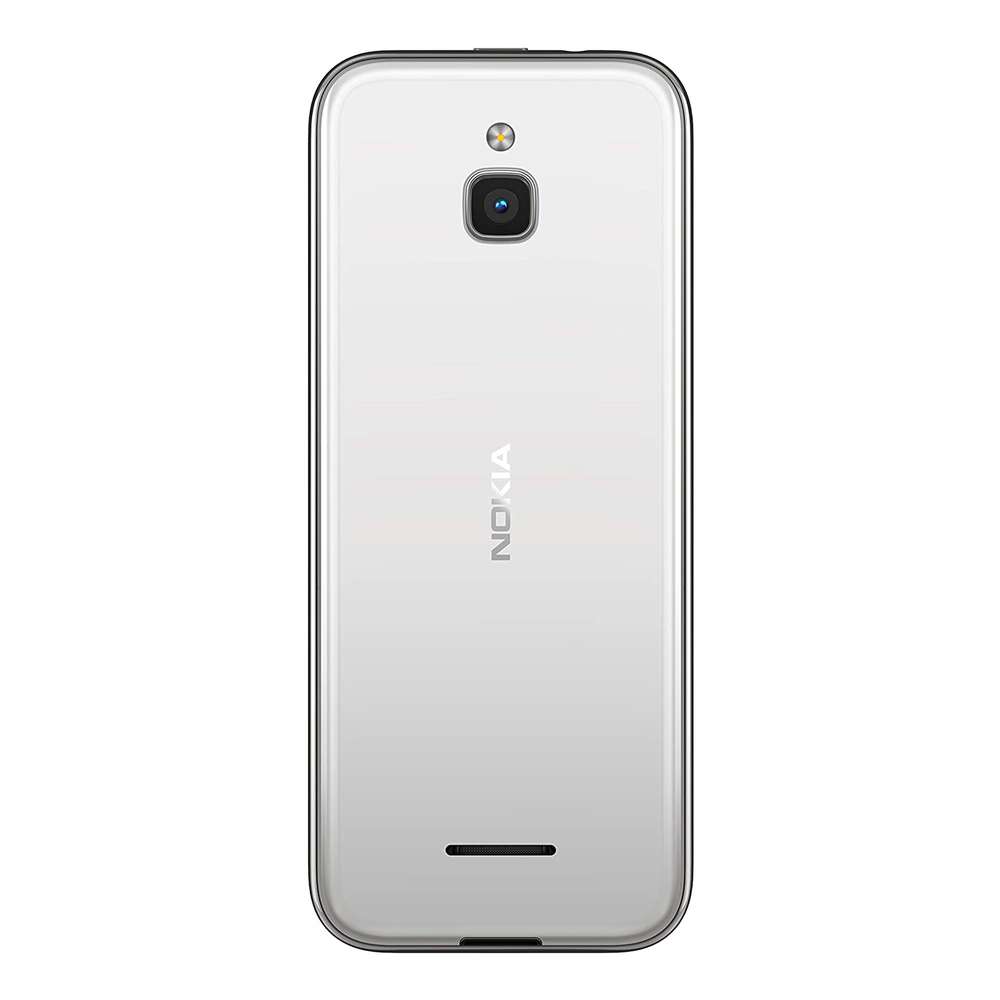 Nokia 8000 Dual SIM 3G/4G Senior Mobile Phone (White) | AUDITECH