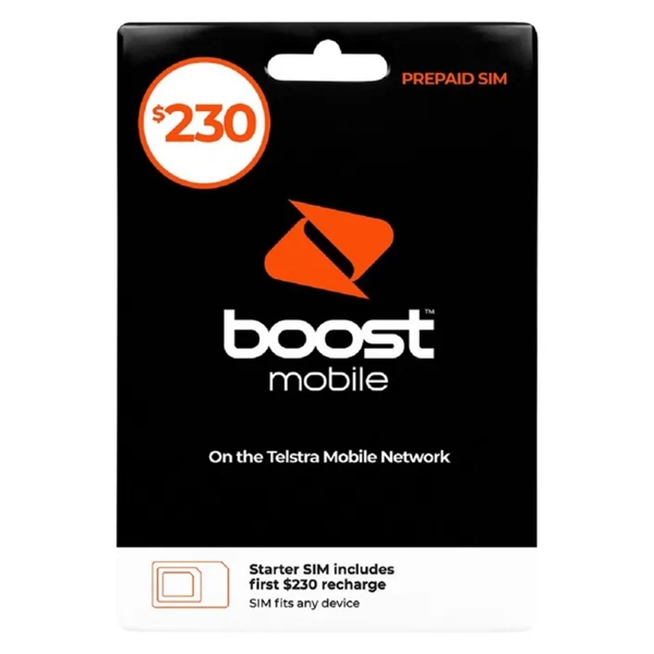 Picture of Activation Expiry 14/7/2025 Boost Mobile $230 Prepaid SIM Starter Kit